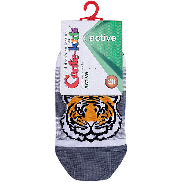 

Укороченные носки Conte-kids Active, Серый