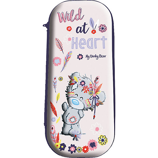 

Жёсткий пенал Академия Групп My Dinky Bear c 3D панелью, Разноцветный