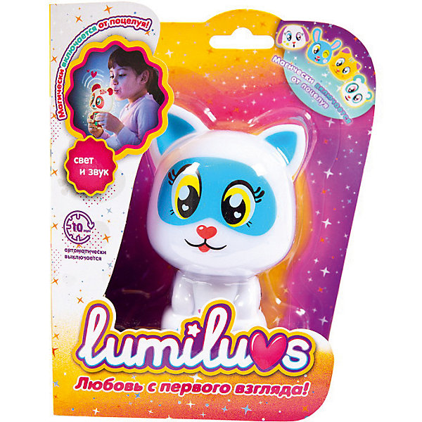 

Ночник ABtoys Lumiluvs "Котёнок Kitty", Голубой