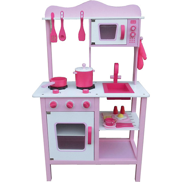 фото Детская кухня Lanaland "Фьюжн" розовая, c аксессуарами