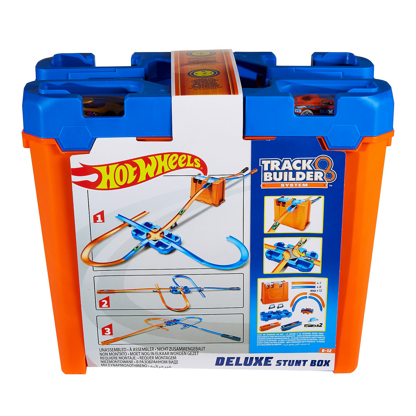 Автотрек Hot Wheels Track Builder Премиальный трюковой набор Mattel 11618028