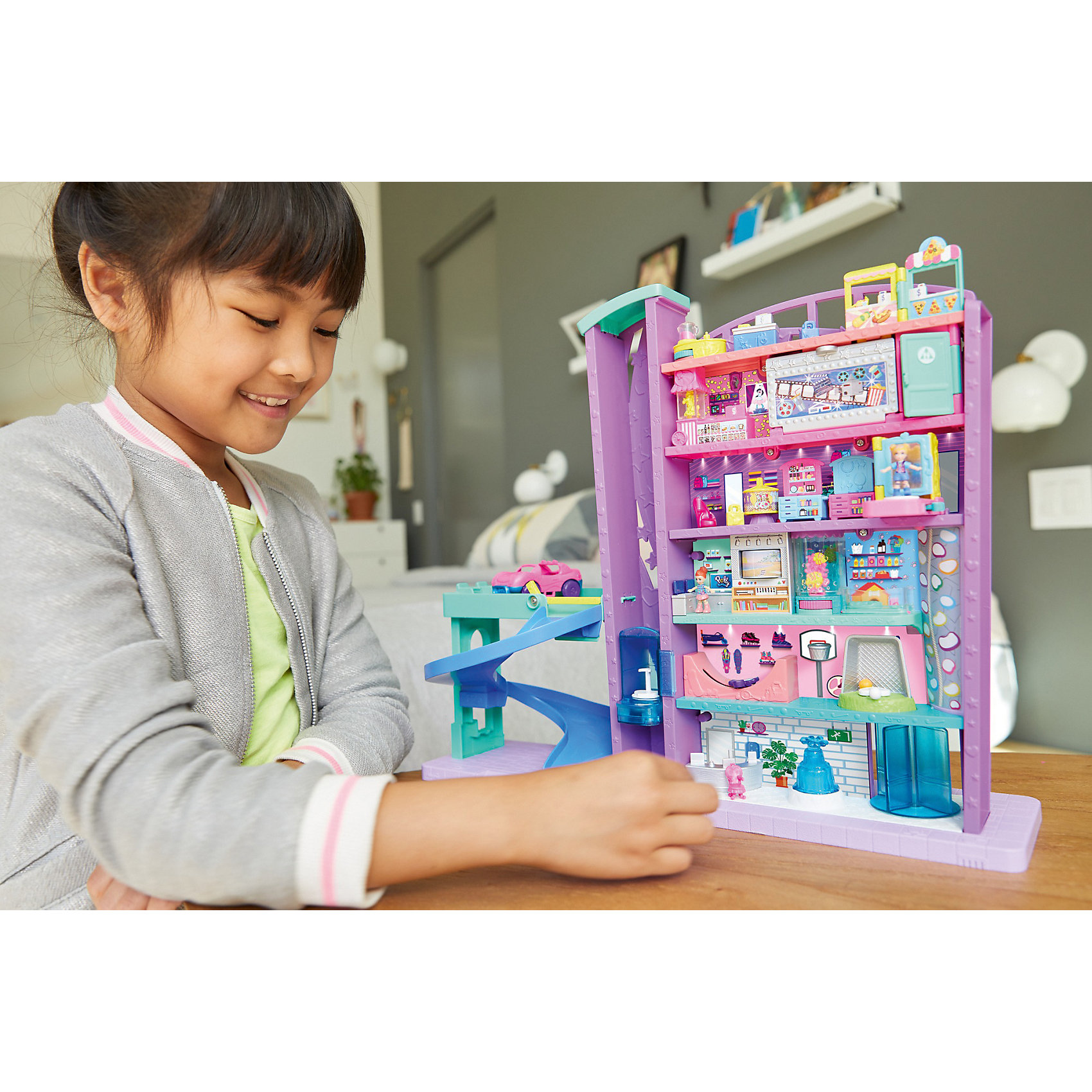 Игровой набор Polly Pocket "Полливиль" Мегамолл Mattel 11618036