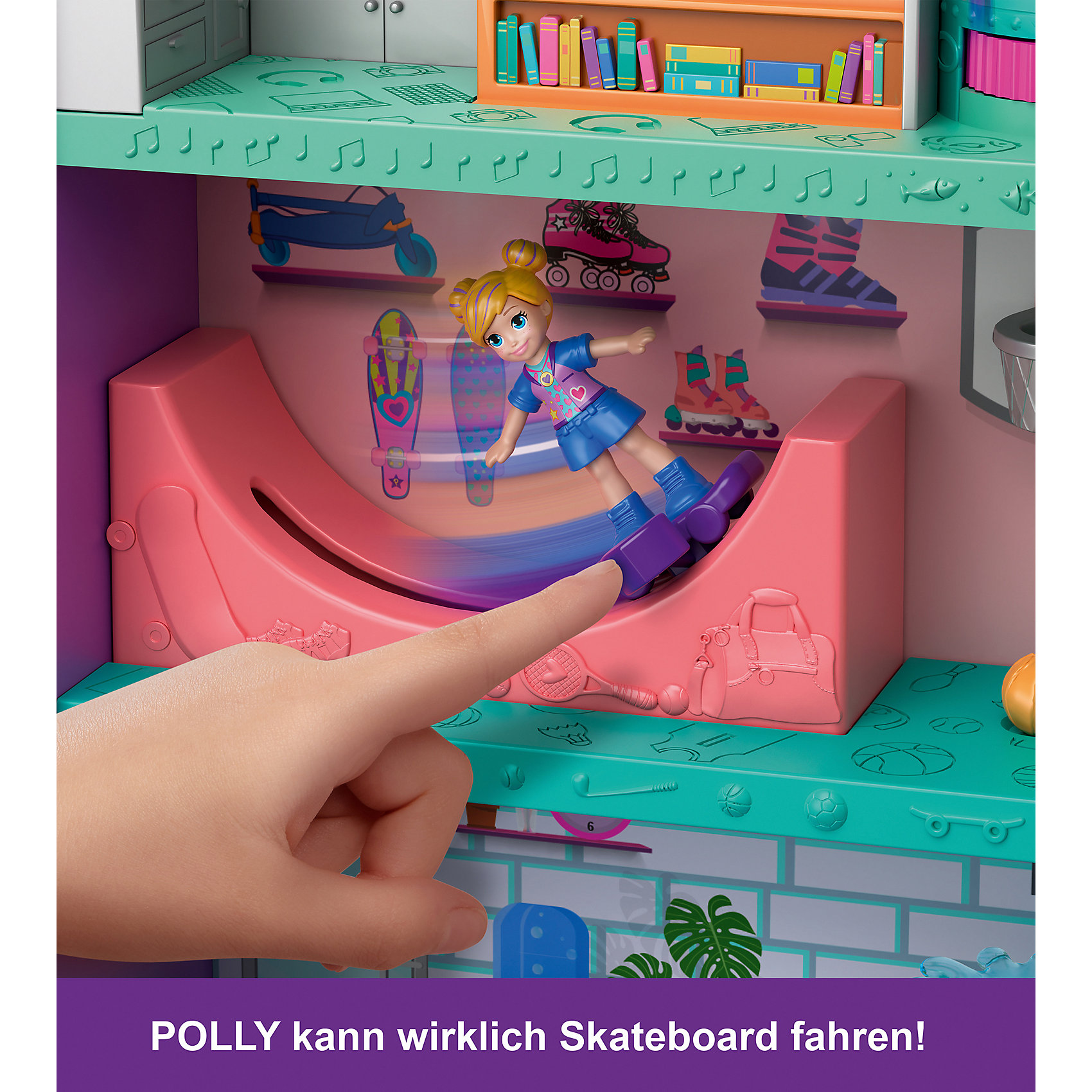 Игровой набор Polly Pocket "Полливиль" Мегамолл Mattel 11618036