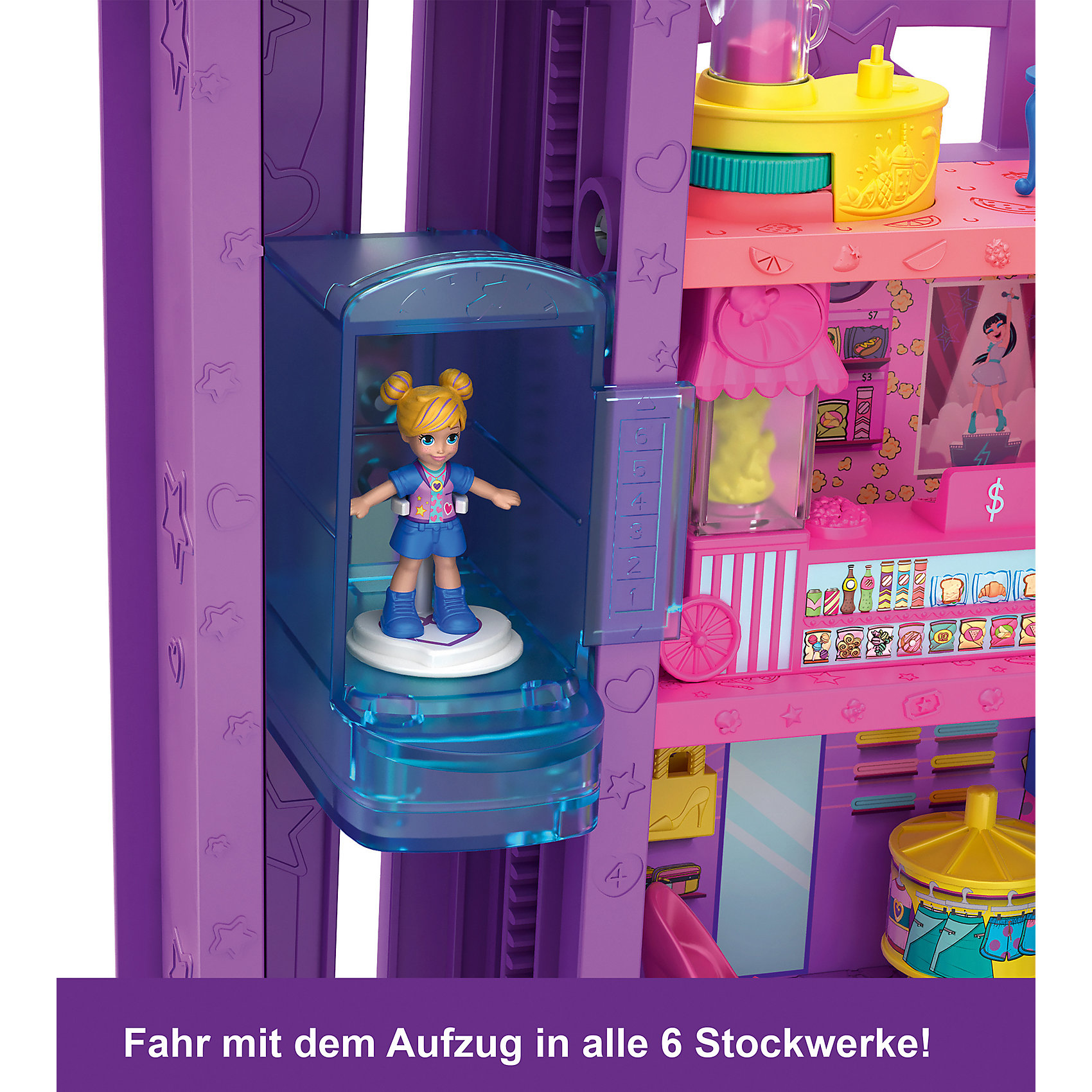 Игровой набор Polly Pocket "Полливиль" Мегамолл Mattel 11618036