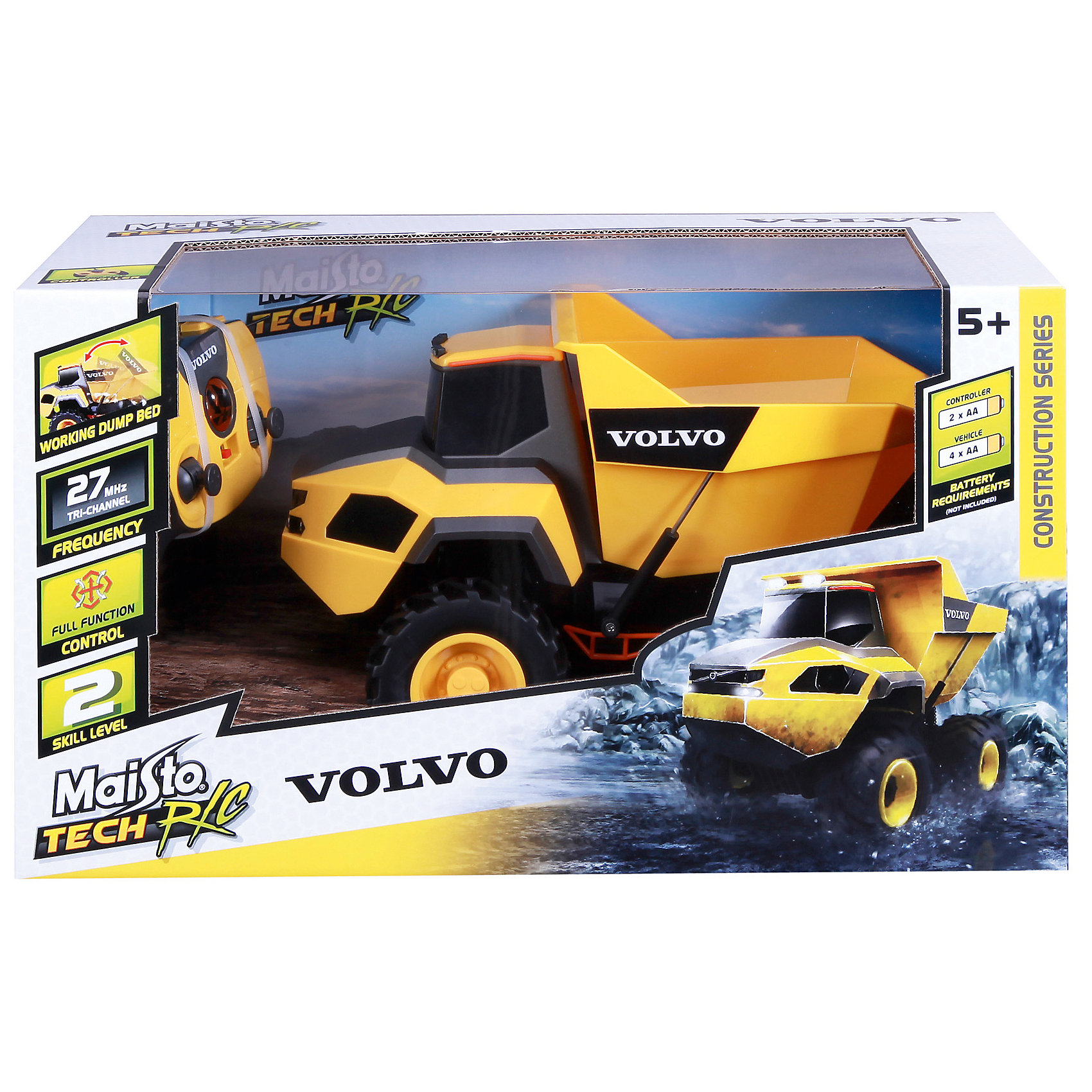 Радиоуправляемый самосвал Volvo Rock Hauler, 1:16 MAISTO 11626365