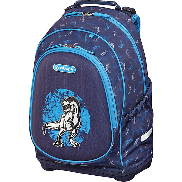 

Рюкзак школьный Herlitz Bliss Blue Dino, без наполнения, синий, Рюкзак школьный Herlitz Bliss Blue Dino, без наполнения,