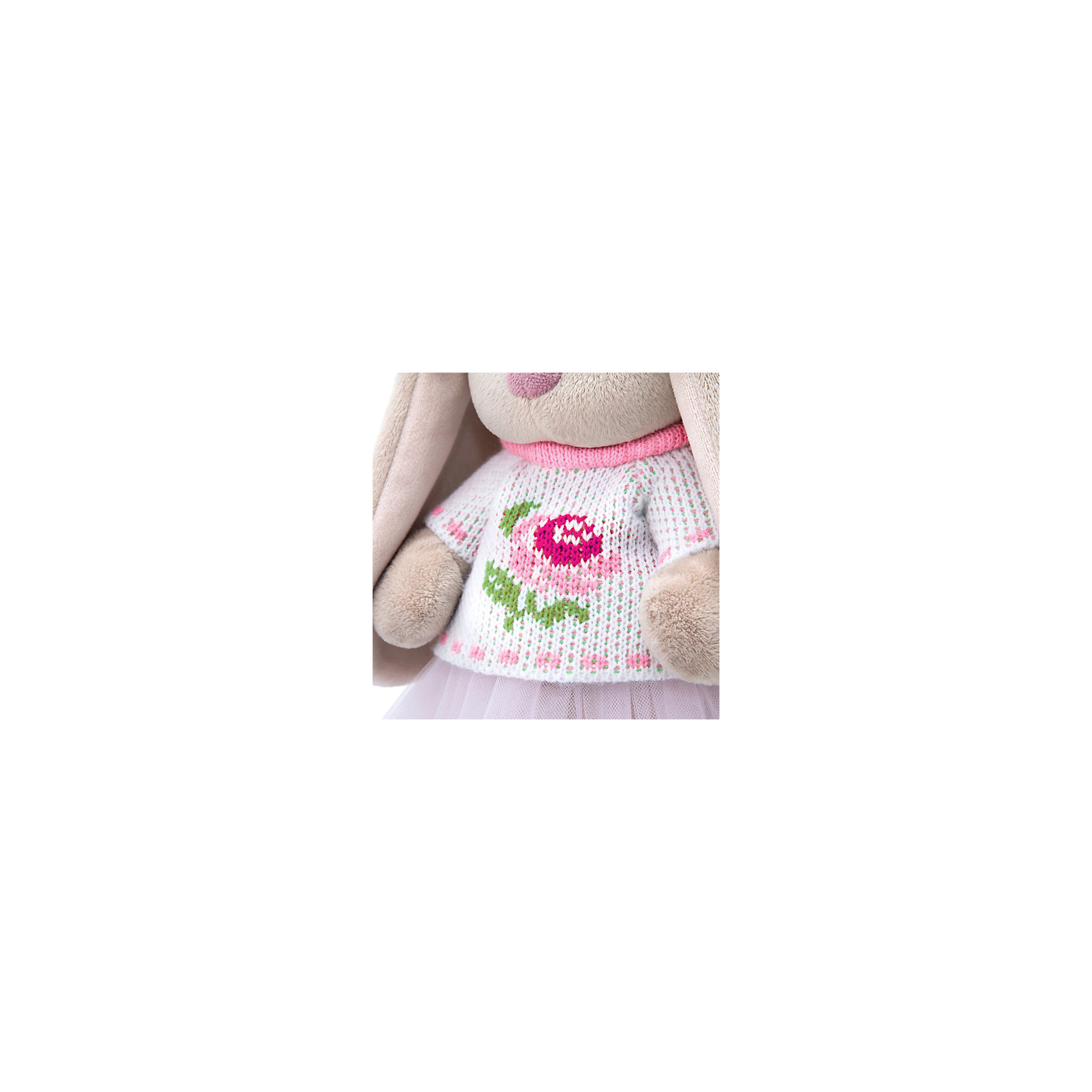 фото Мягкая игрушка Budi Basa Зайка Ми в жаккардовом свитере и юбке, 32 см