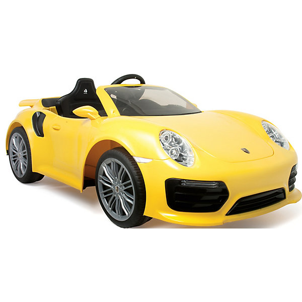 Электромобиль  Injusa Porsche 911 Turbo S, 6V, желтый 11660983