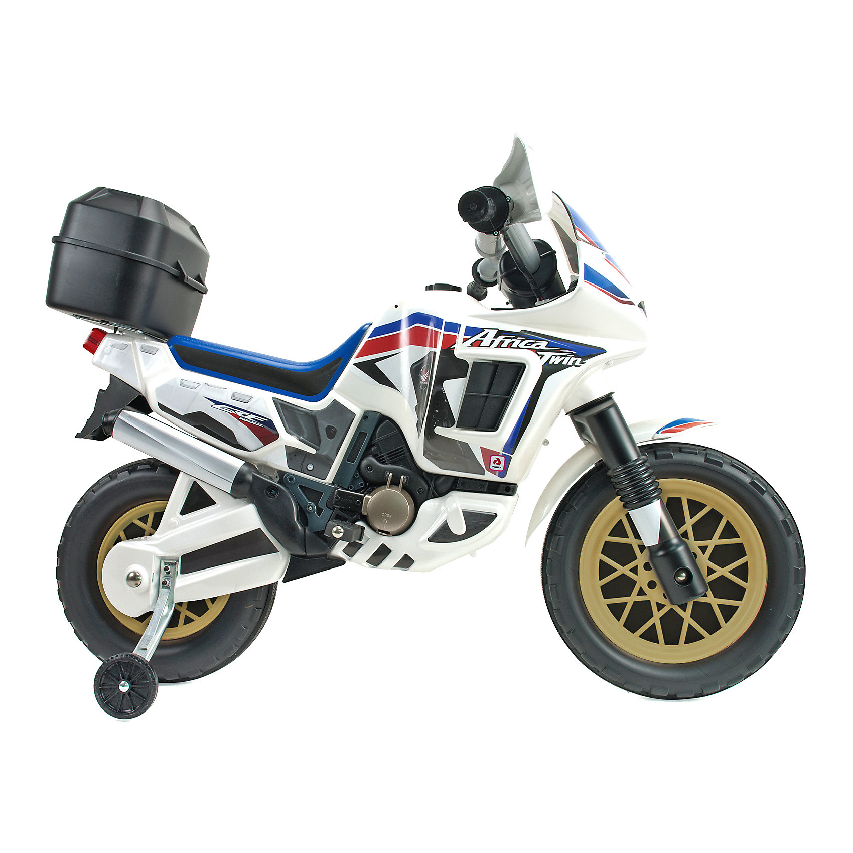 

Мотобайк Injusa Honda Africa Twin, 6V, белый, Мотобайк Injusa Honda Africa Twin, 6V,