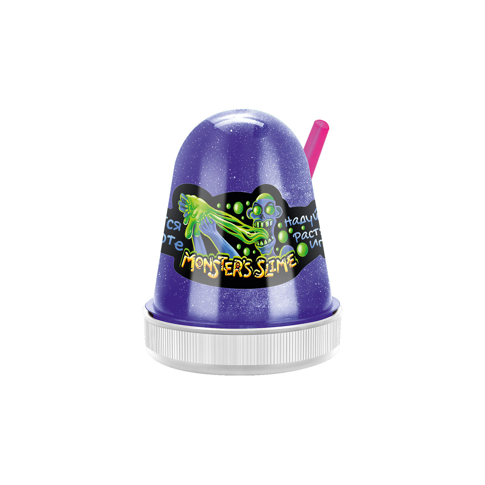 

Светящийся слайм Monster Slime синий, 130 гр, Сиреневый