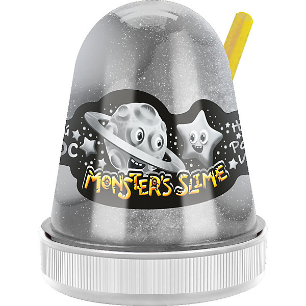 

Слайм Monster Slime Серебряный Космос, 130 гр