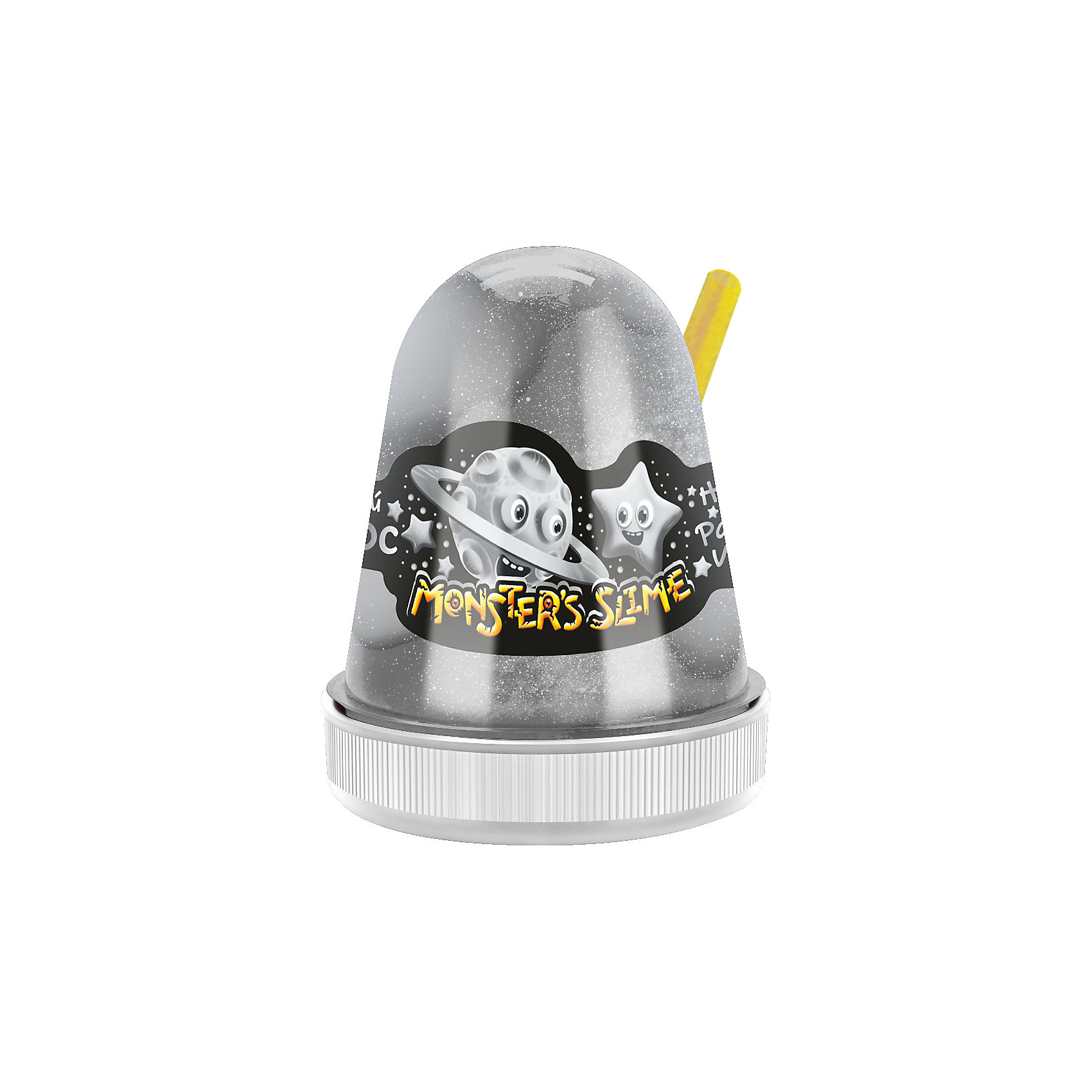 

Слайм Monster Slime Серебряный Космос, 130 гр