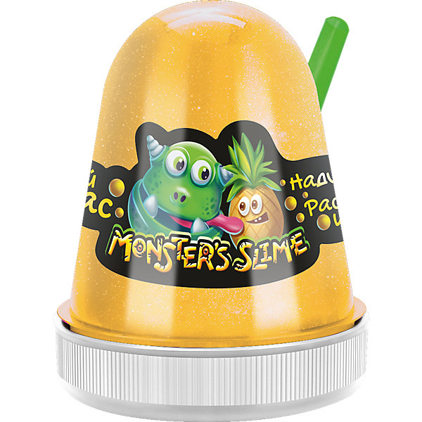 

Слайм Monster Slime Сочный Ананас, 130 гр, Желтый, Слайм Monster Slime Сочный Ананас, 130 гр