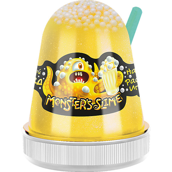 

Слайм Monster Slime Газированный Лимонад, 130 гр, Желтый