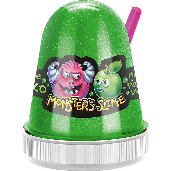 фото Слайм Monster Slime Сочное Яблоко, 130 гр -