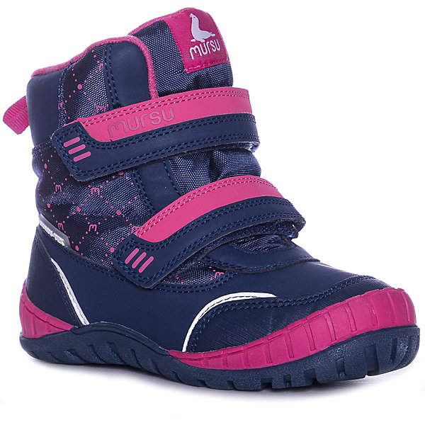 

Утеплённые ботинки Mursu, Pink/blau, Утеплённые ботинки Mursu