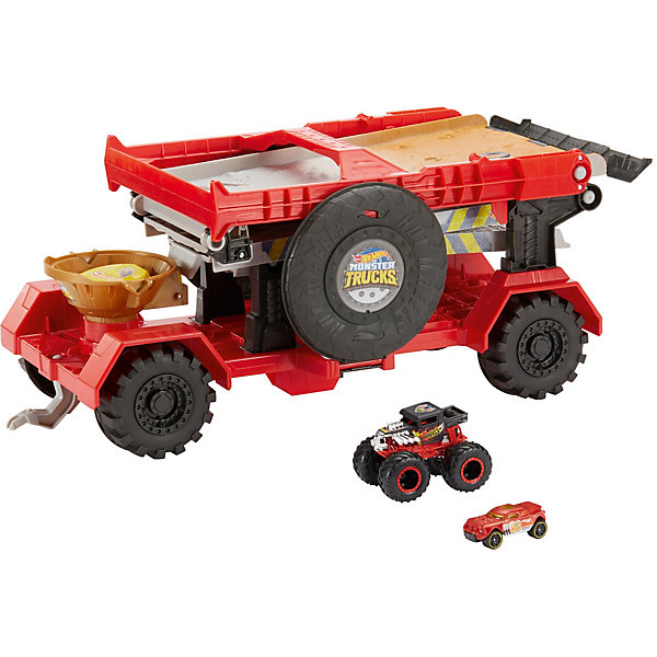 

Автотрек Hot Wheels Monster Trucks Передвижная трасса для гонок