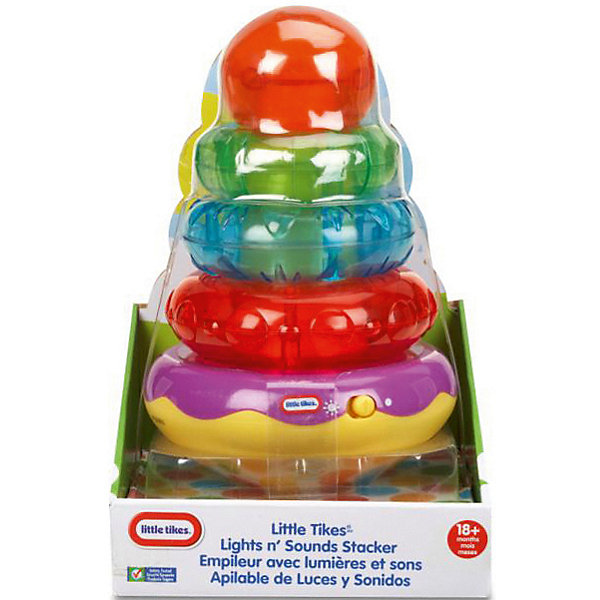 

Пирамидка Little Tikes №2, со звуком и светом, Разноцветный