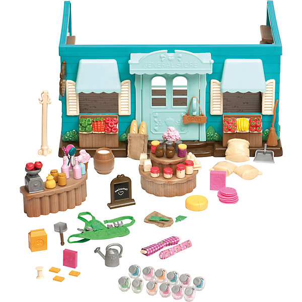 

Игровой набор Li'l Woodzeez "Магазин", с аксессуарами, Бирюзовый, Игровой набор Li'l Woodzeez "Магазин", с аксессуарами
