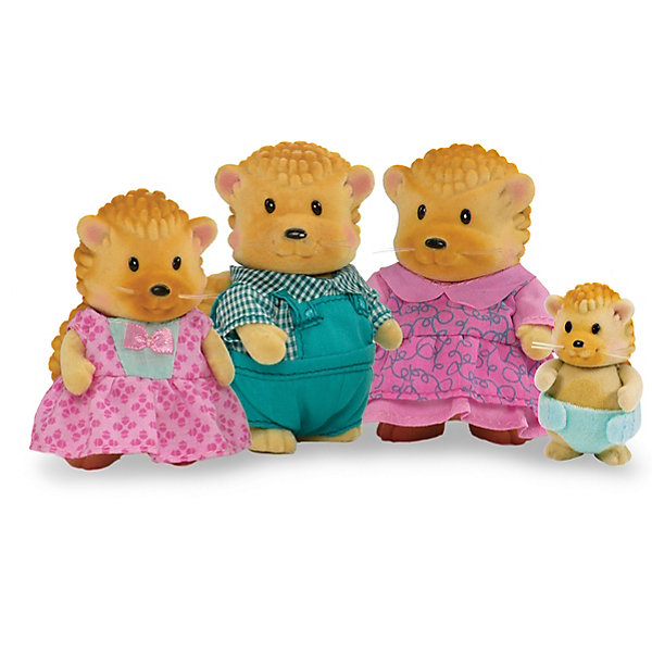 

Игровой набор Li'l Woodzeez "Семья ежиков", Разноцветный