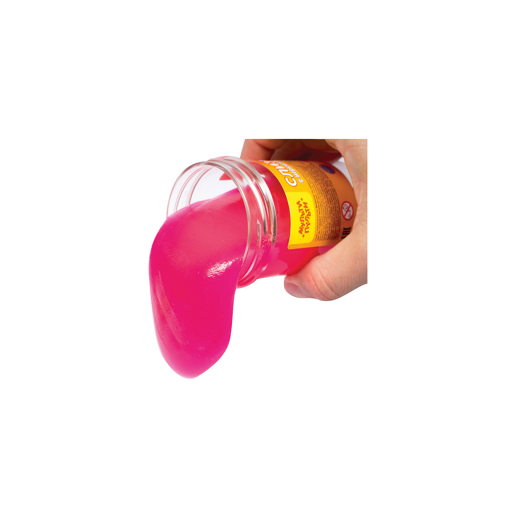 фото Слизь для рук Мульти-Пульти с игрушкой, розовая