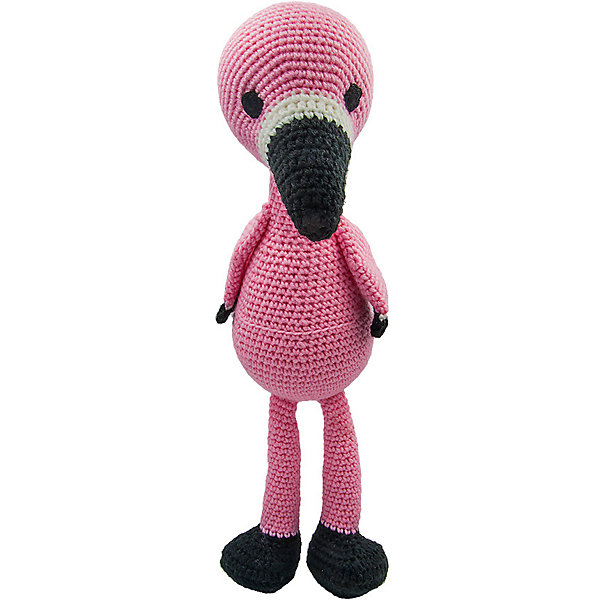 

Вязаная игрушка Niki Toys Розовый фламинго Додо
