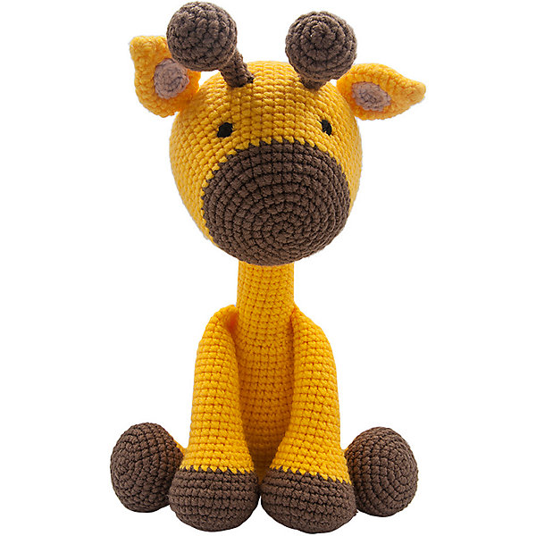 

Вязаная игрушка Niki Toys Жираф Марли, Желтый