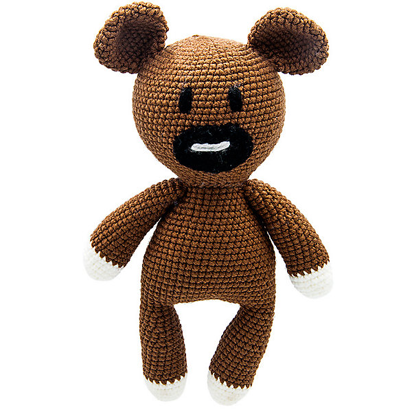 

Вязаная игрушка Niki Toys Мишка Бруно, Коричневый