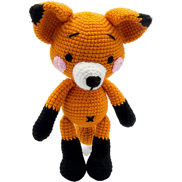 

Вязаная игрушка Niki Toys Лисёнок Эшли, Оранжевый