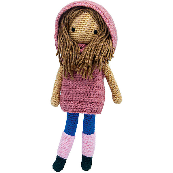 

Вязаная игрушка Niki Toys Кукла Айви, Розовый