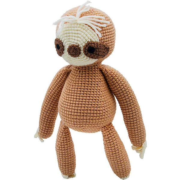 

Вязаная игрушка Niki Toys Ленивый Мо, 30см, Коричневый