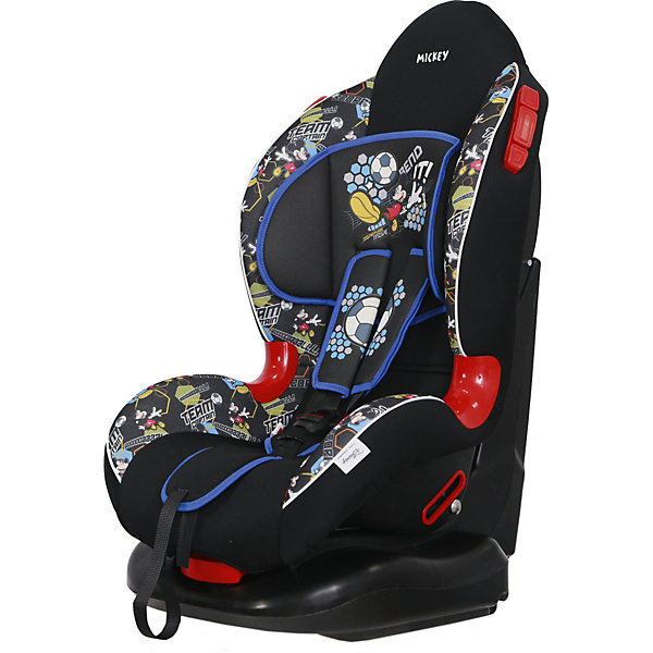 Автокресло Кокон ISOFIX Disney Микки Маус футбол, 9-25 кг, чёрное Siger 11842818