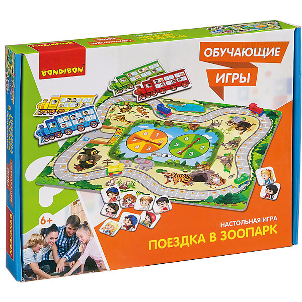 

Настольная игра Bondibon Обучающие игры "Поездка в зоопарк"
