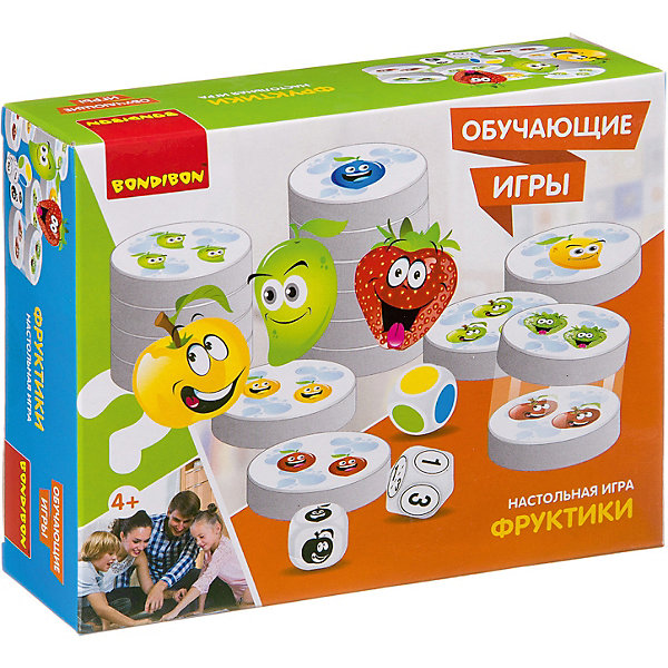 

Настольная игра Bondibon Обучающие игры "Фруктики, Настольная игра Bondibon Обучающие игры "Фруктики"