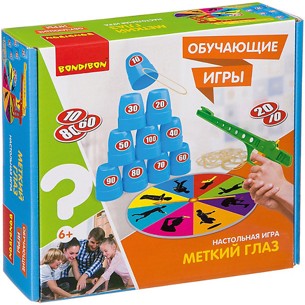 

Настольная игра Bondibon Обучающие игры "Меткий глаз"