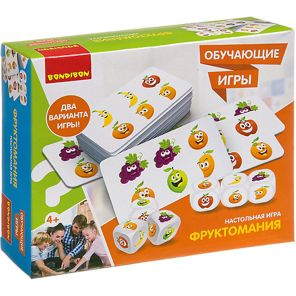 

Настольная игра Bondibon Обучающие игры "Фруктомания"