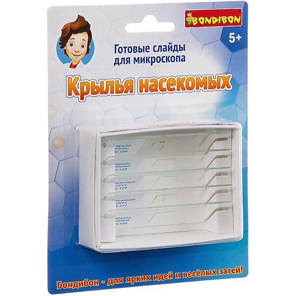 Французские опыты Bondibon Науки с Буки Слайды для микроскопа: насекомые 11847409