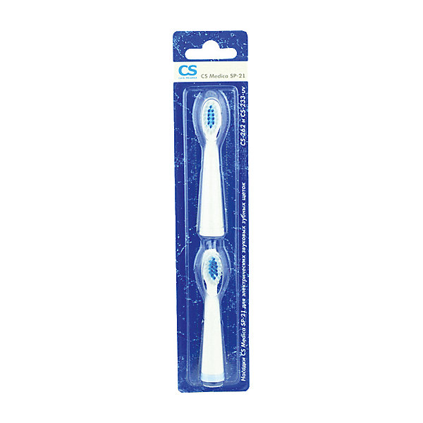 

Насадки CS Medica SP-21 для зубных щеток SonicPulsar CS-262/CS-233-UV, 2 штуки