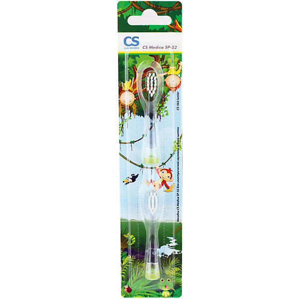 

Насадки CS Medica SP-52 для зубной щетки CS-562 Junior, 2 штуки