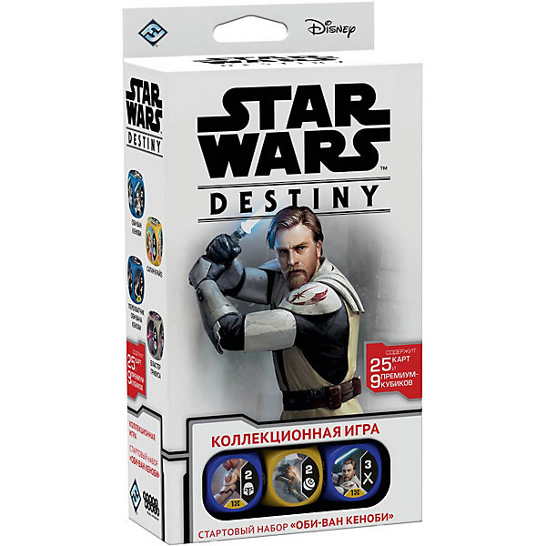 

Настольная игра Hobby World Star Wars: Destiny "Стартовый набор" Оби-Ван Кеноби