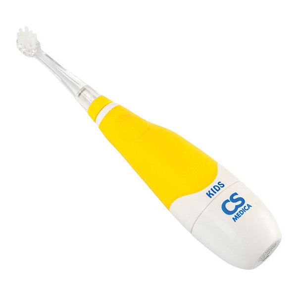 фото Электрическая звуковая зубная щетка CS Medica CS-561 Kids, жёлтая