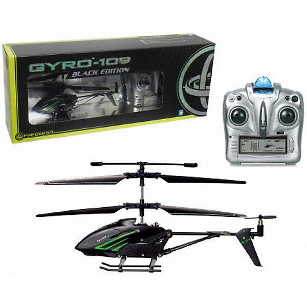 

Вертолет 1Toy Gyro-109 Black Edition с гироскопом, Разноцветный