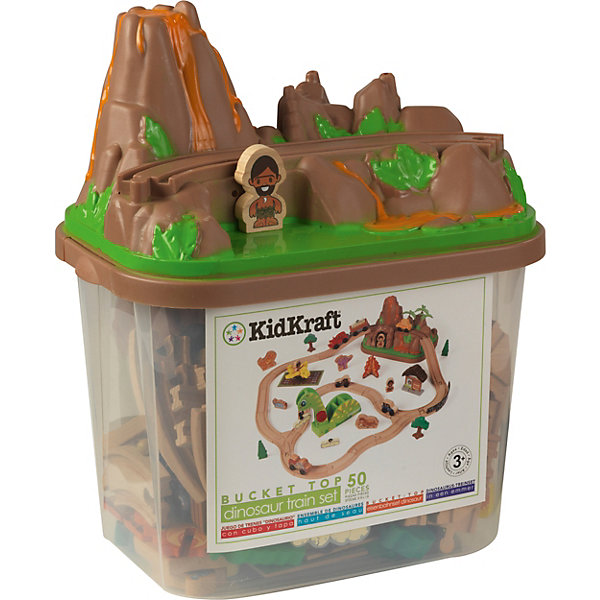 

Деревянная трасса KidKraft "Динозавр", 56 элементов