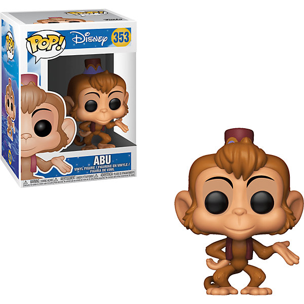 

Фигурка Funko POP! Vinyl: Disney "Аладдин" Абу, 24923, Разноцветный