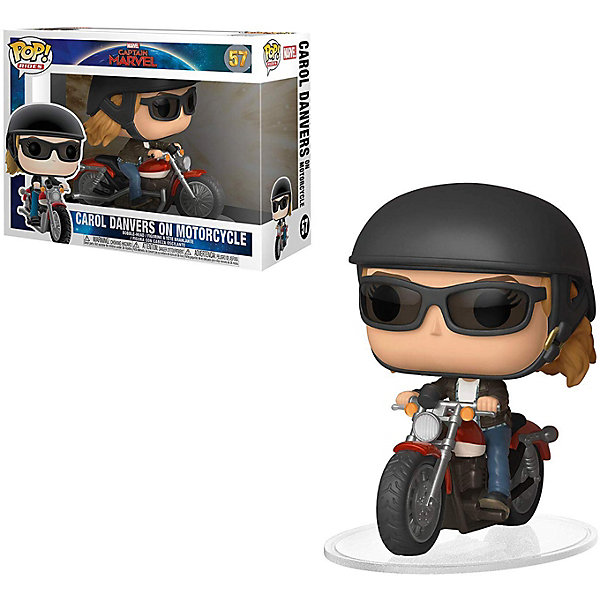 

Фигурка Funko POP! Rides: Marvel "Капитан Марвел", Кэрол Дэнверс на мотоцикле, 36418, Разноцветный