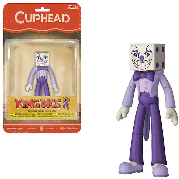 

Фигурка Funko Action Figures: Cuphead, Кинг Дайс, 33422, Разноцветный