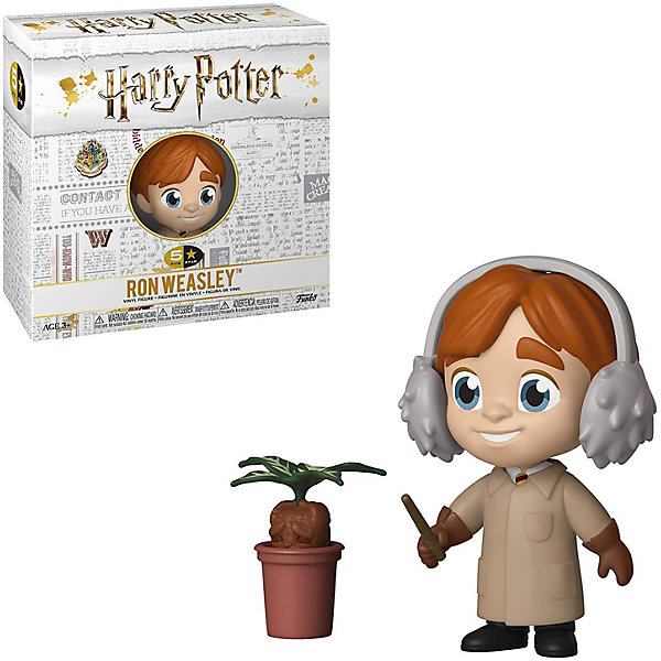 

Фигурка Funko Vinyl Figure: 5 Star: "Гарри Поттер" Рон Уизли на гербологии, 37265, Разноцветный