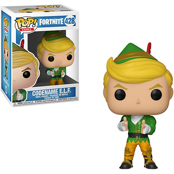 

Фигурка Funko POP! Vinyl: Fortnite Позывной "Эльф", 35150, Разноцветный