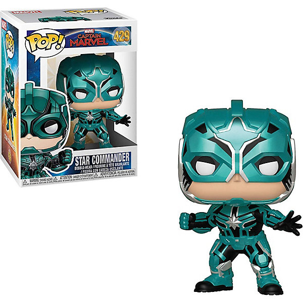 

Фигурка Funko POP! Bobble: Marvel "Капитан Марвел" Йон-Рогг, 36352, Разноцветный