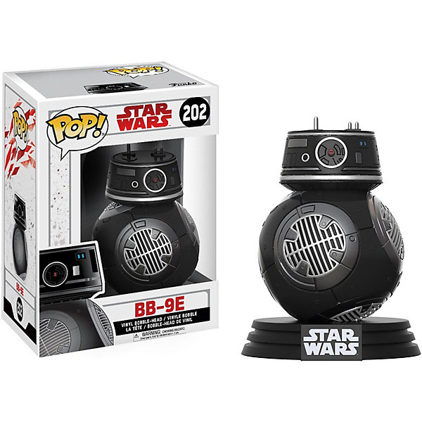 

Фигурка Funko POP! Bobble: "Звездные войны" E8 TLJ, BB-9E, 14751, Разноцветный